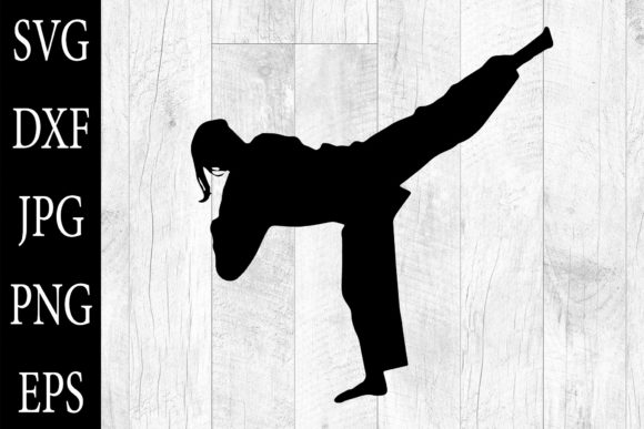 Karate Silhouettes Karate SVG EPS PNG