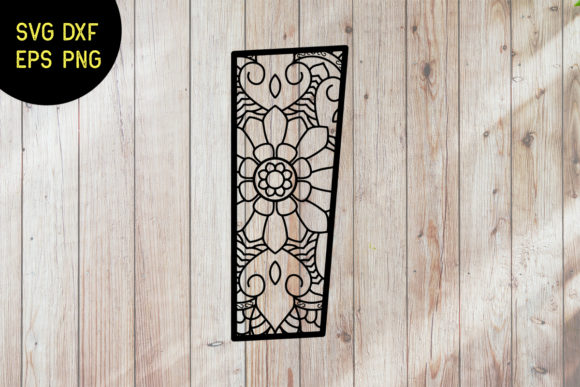 Mandala Alphabet I SVG Stencil Design