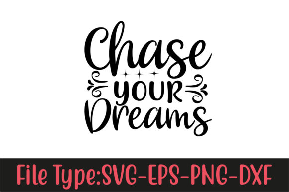 Unicorn SVG Design, Chase Your Dreams-01