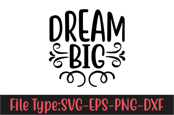 Unicorn SVG Design,Dream Big-01